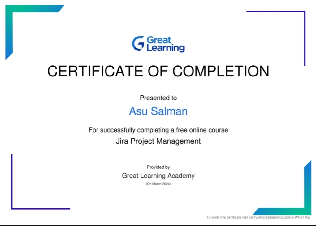 Jira Project Management by Great Learning